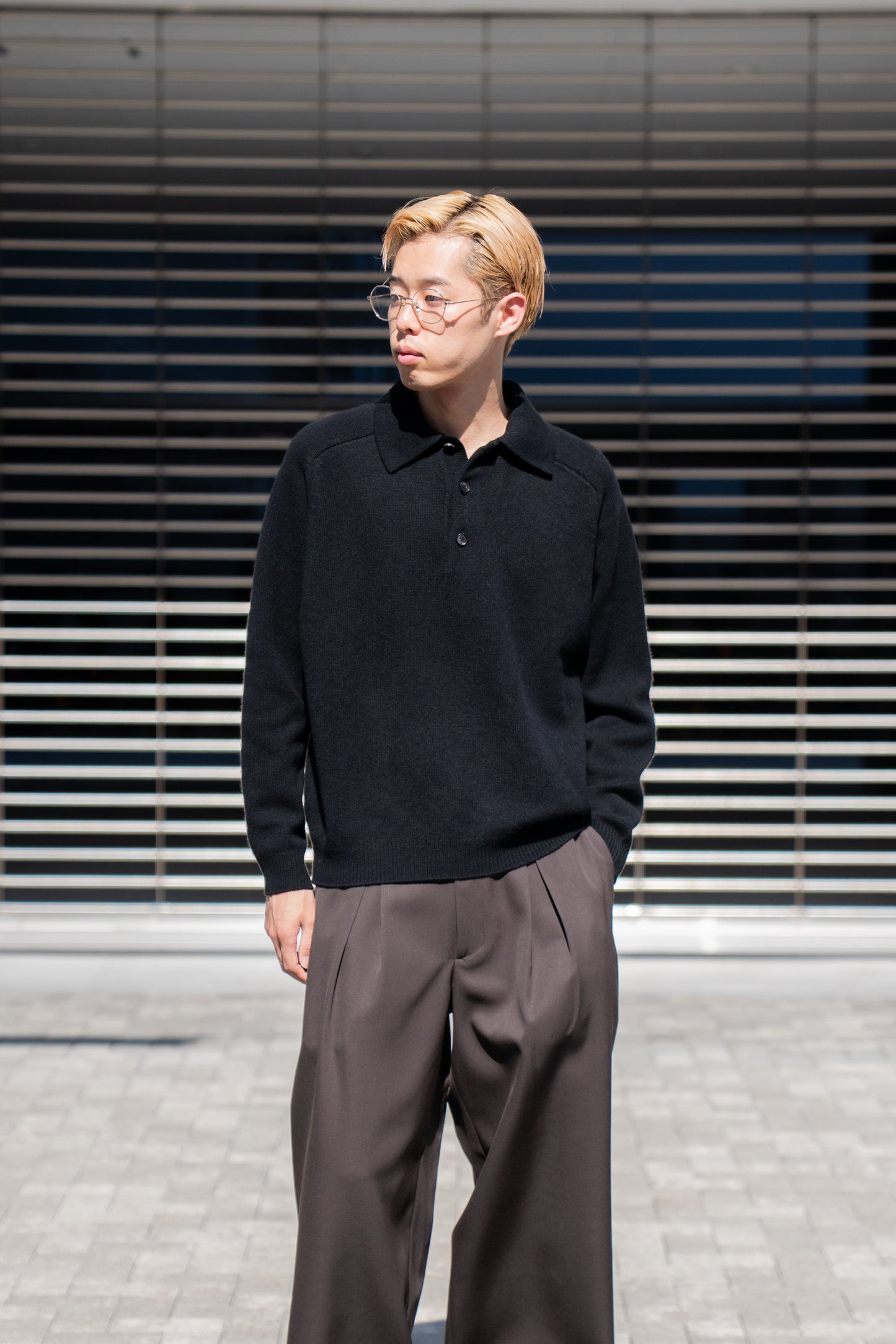 sign別注 SADDLE SLEEVE POLO