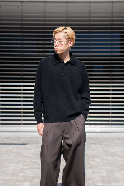 sign別注 SADDLE SLEEVE POLO