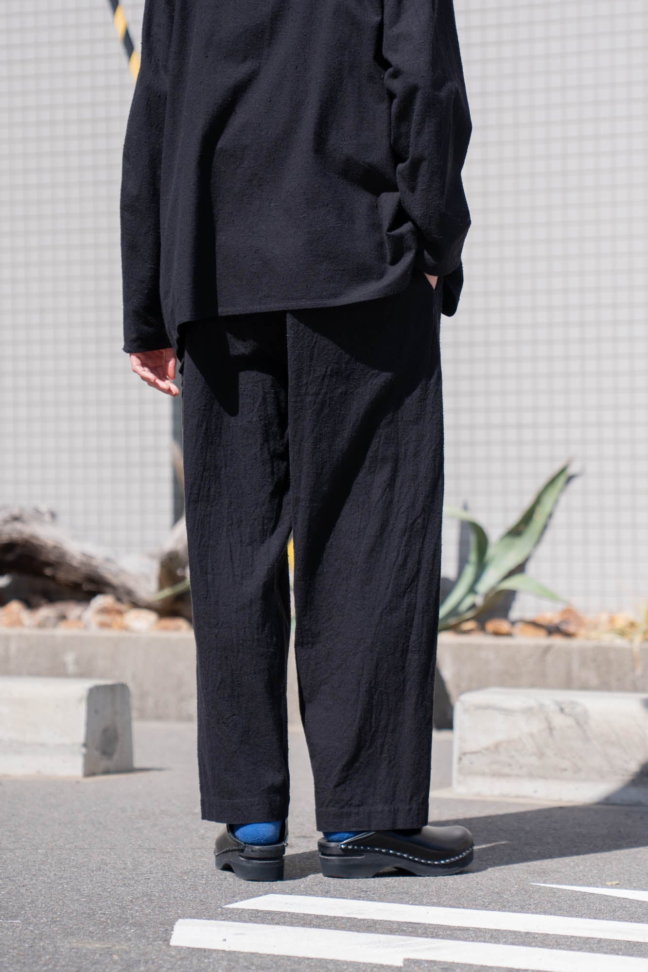 Silk/Cotton Nep Side Seamless 4P Pants