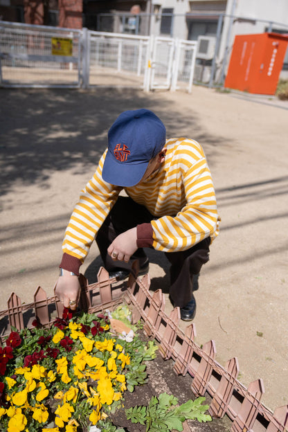 Cotton skipper border pullover