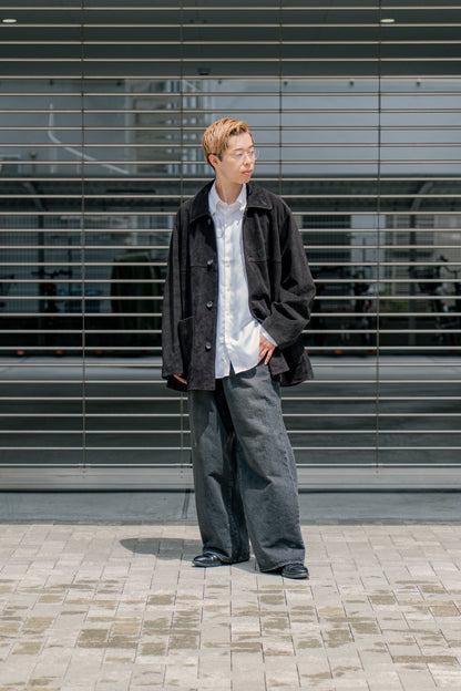 COW SUEDE CAR JACKET(ST.1218)