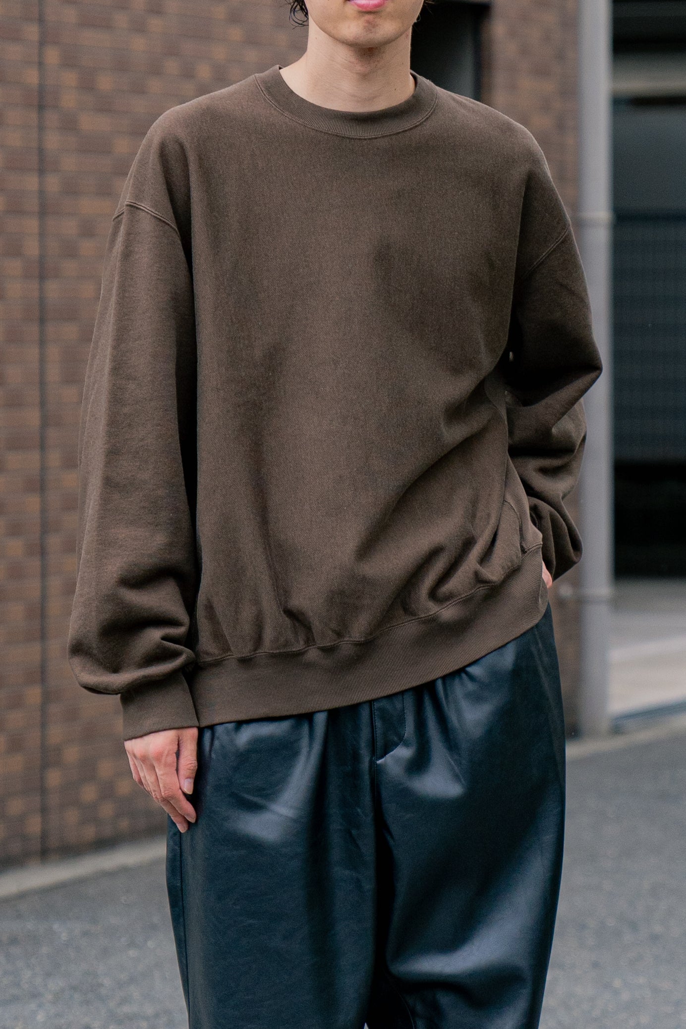 Soft&Hard Sweat Crew-Neck P/O Big