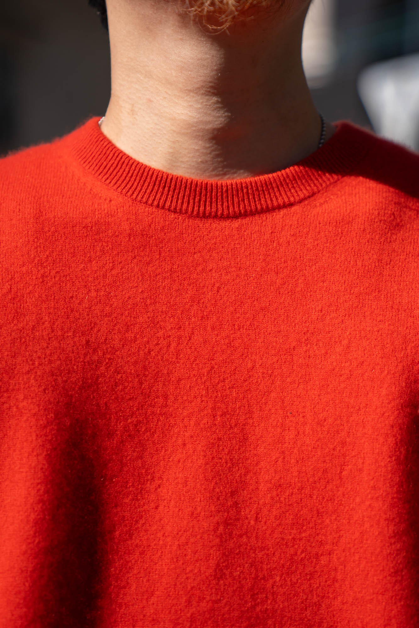 PURE CASHMERE KNIT CREW NECK LS(ST.1473)