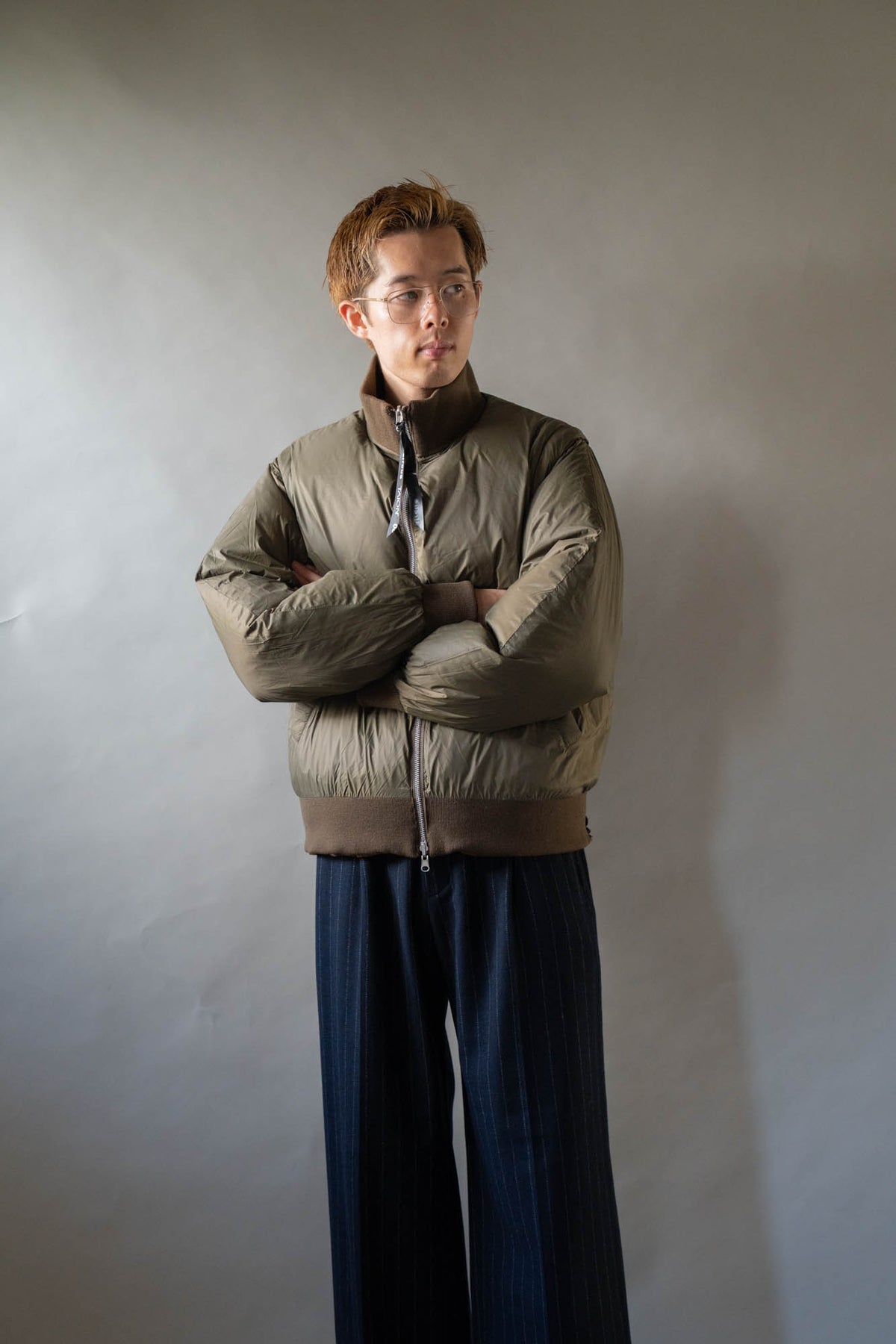08sircus × TAION Down detachable bomber reversible