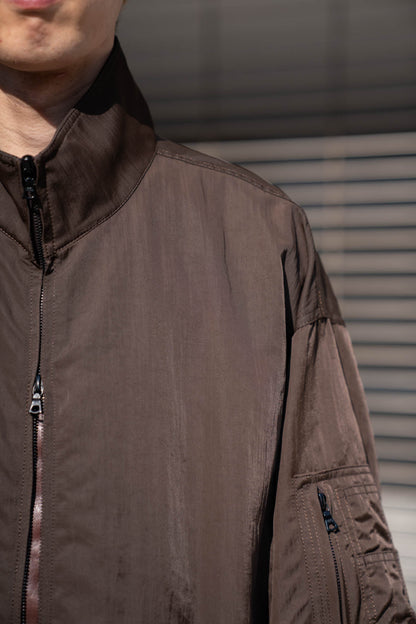 SHRUNK NYLON OVERSIZED FIGHT JACKET(ST.1386)