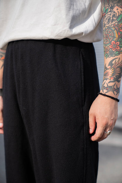 WOOL/CASHMERE FLEECE EASY TWIST TROUSERS(ST.1270)
