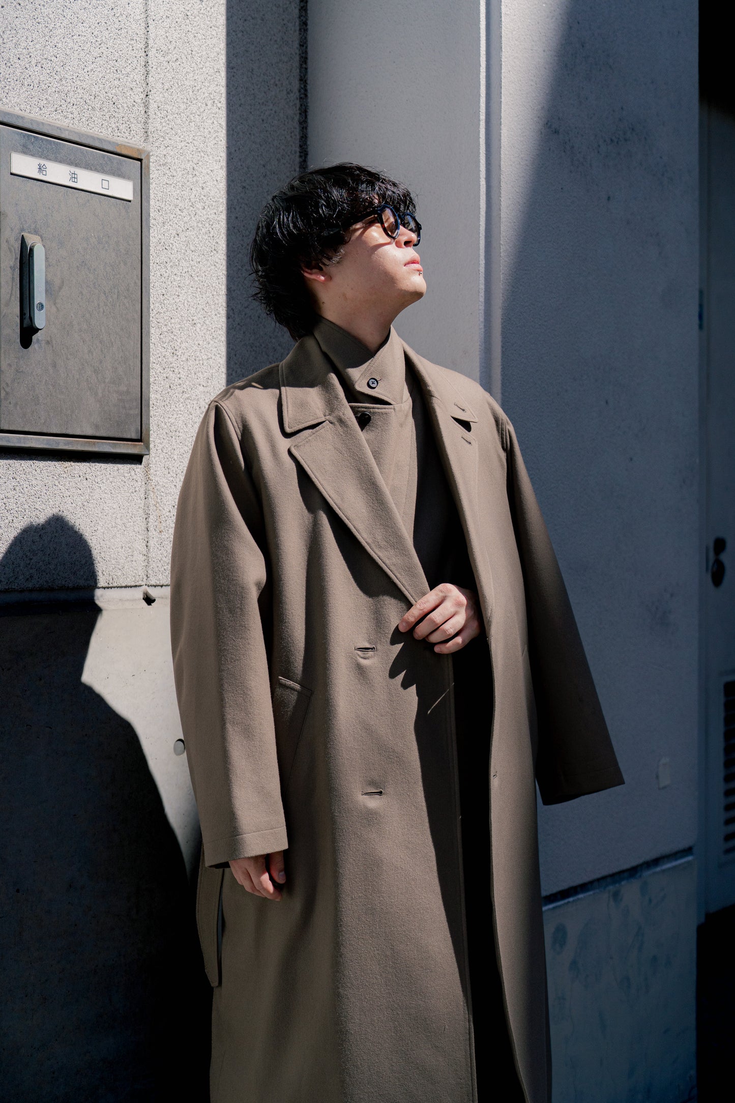 OVERSIZED DOCKING DOUBLE BREASTED COAT