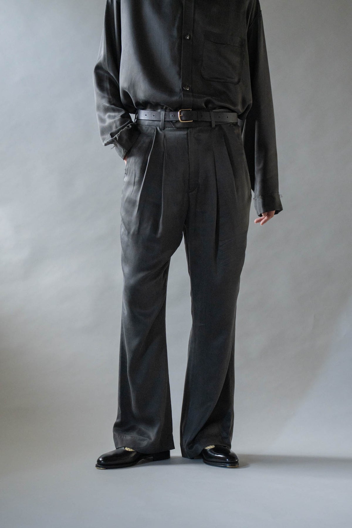 2TUCK EASY TROUSERS - CUPRO