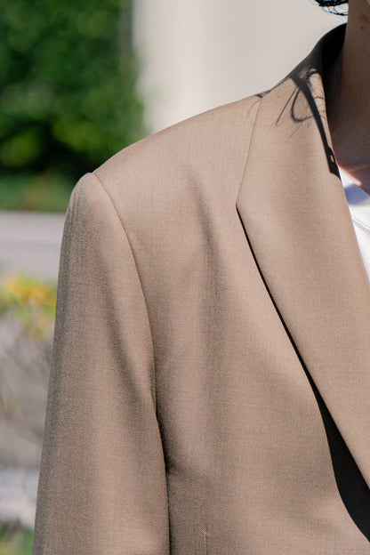 MODIFIED SHAWL COLLAR JACKET