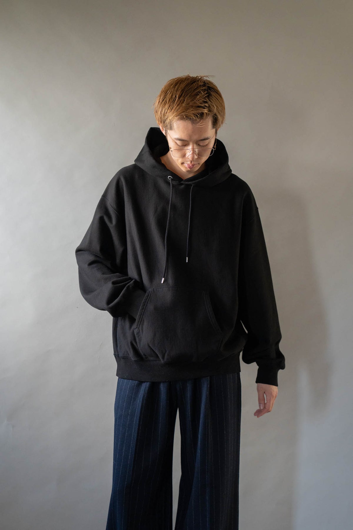 Soft&Hard Sweat Hoodie P/O Wide