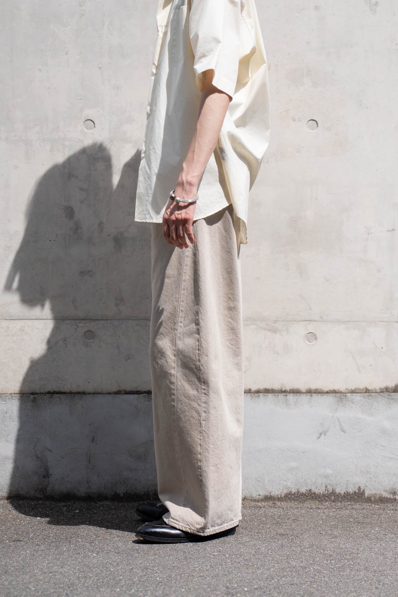 DEFORMATION WIDE COLOR DENIM PANTS(ST.1565)
