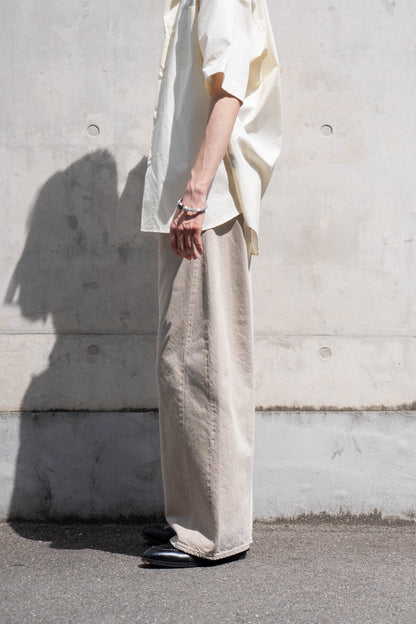 DEFORMATION WIDE COLOR DENIM PANTS(ST.1565)