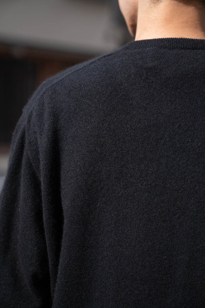 PURE CASHMERE KNIT CREW NECK LS(ST.1473)