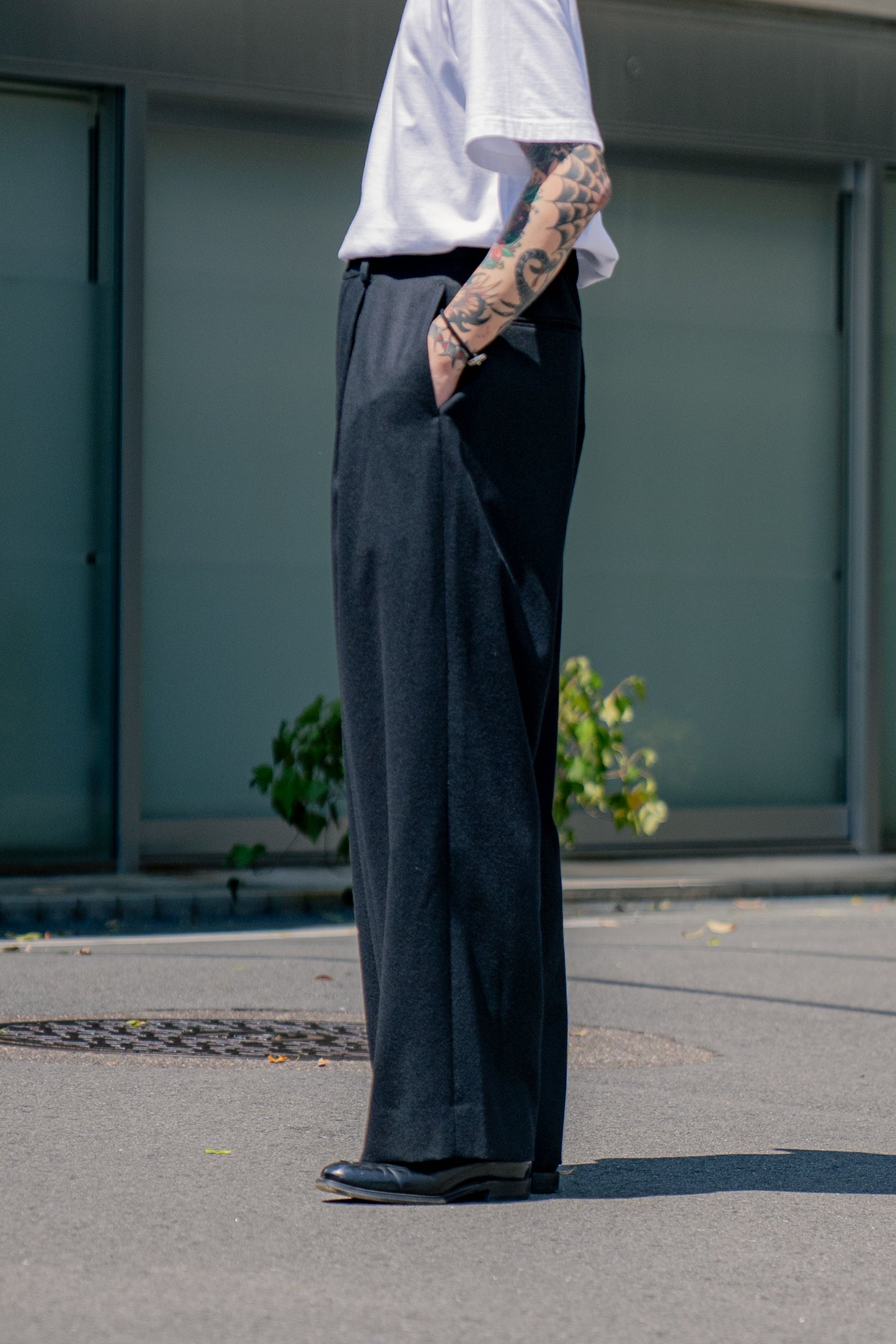 EASY WIDE TROUSERS