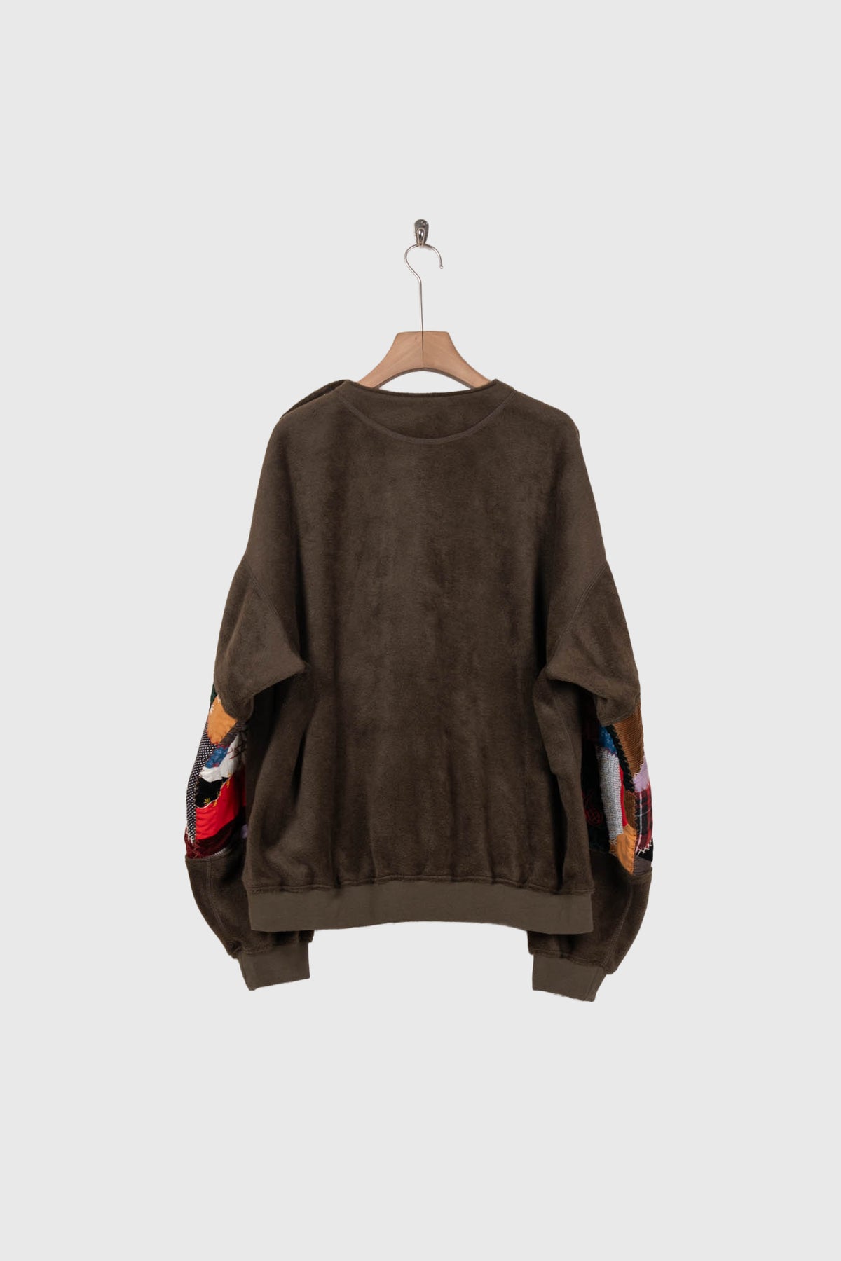 Quilt fleece pullover