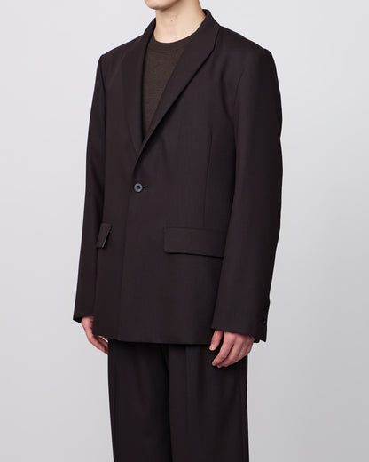 MODIFIED SHAWL COLLAR JACKET