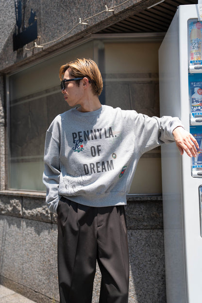 Hand-stitched sweatshirt