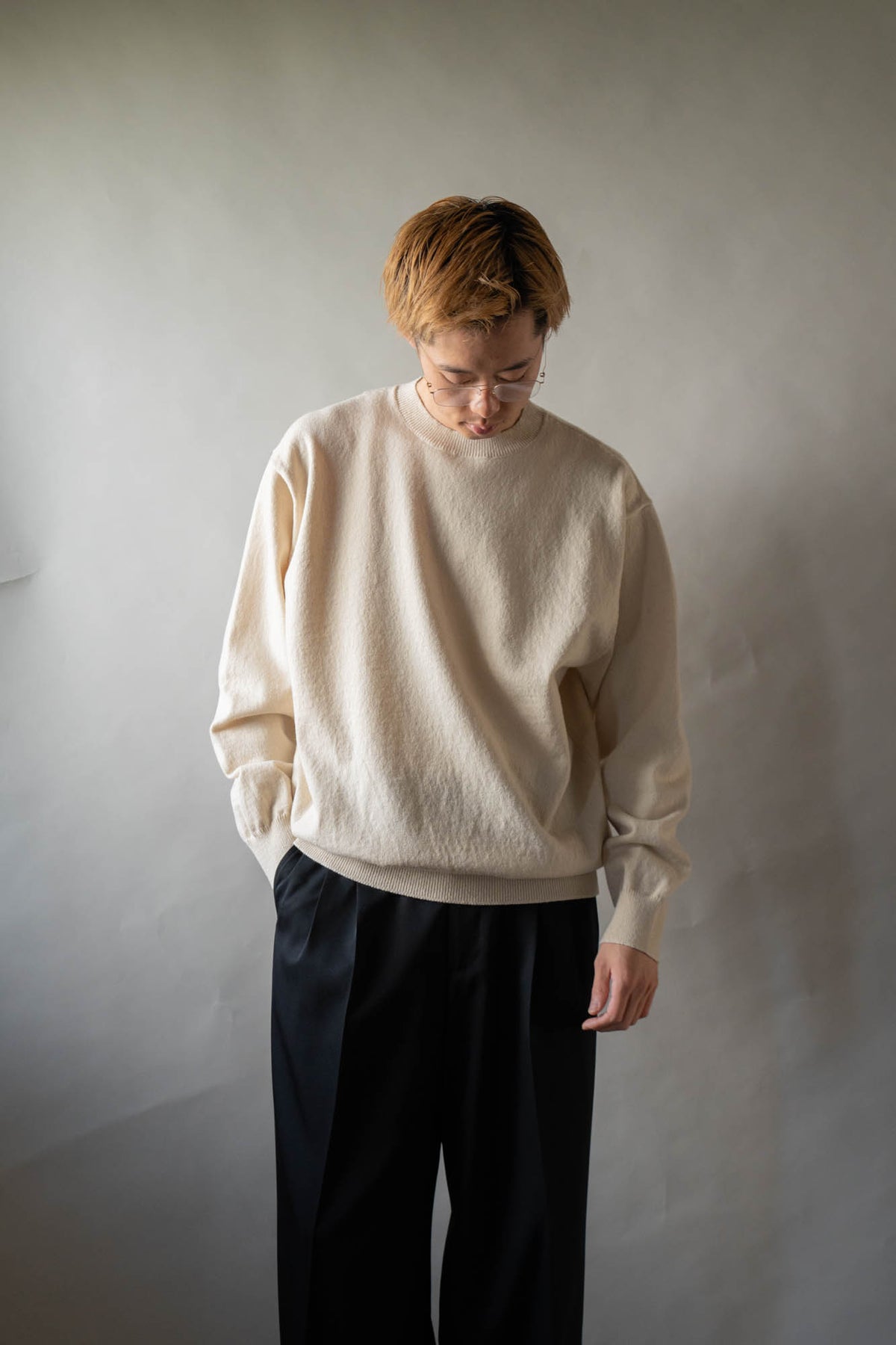 RIGID CASHMERE SWEATER P/O