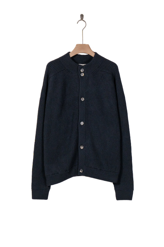 SADDDLE MOCK CARDIGAN