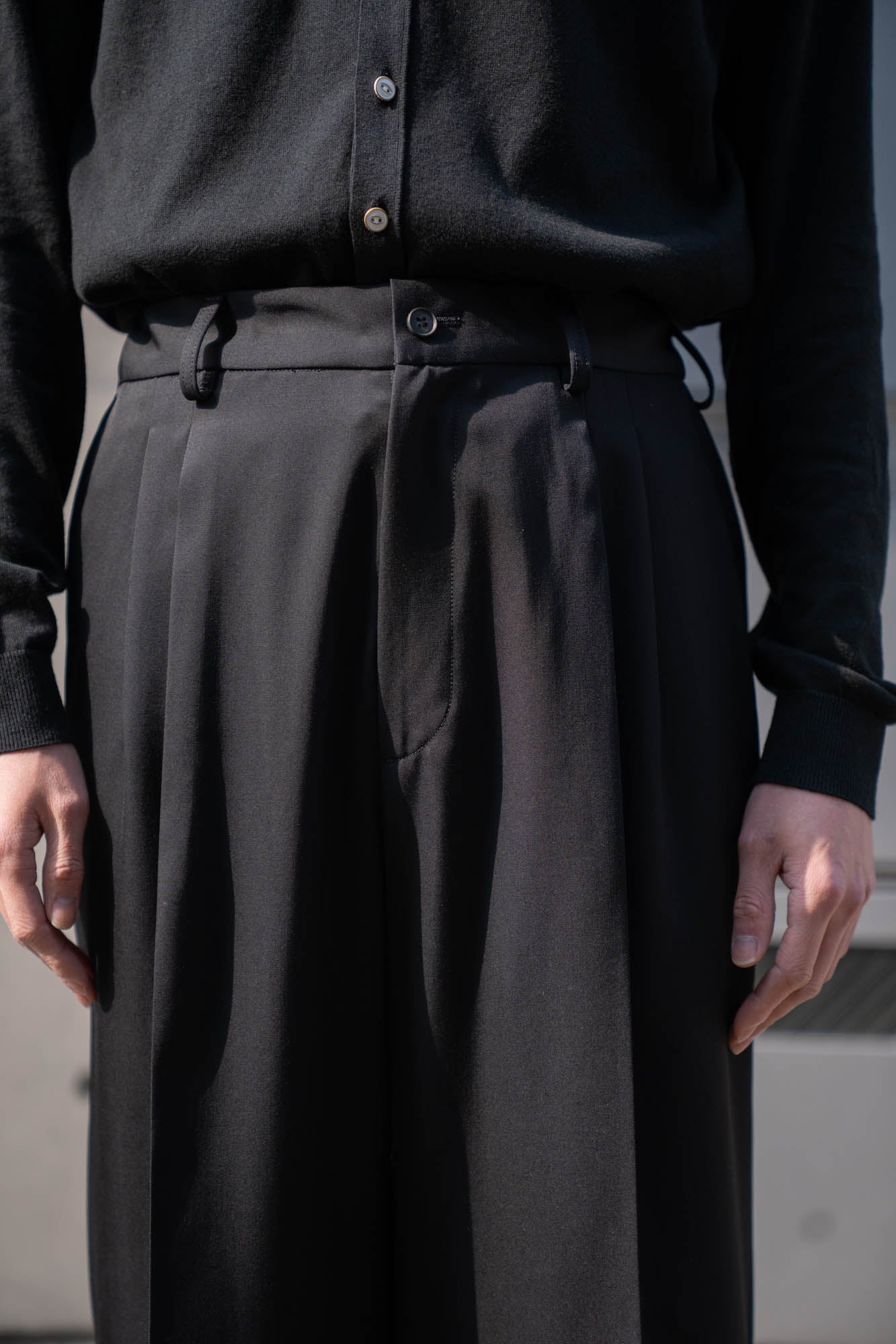 EASY LONG WIDE TROUSERS(ST.1430) | スラックス ssstein（シュタイン