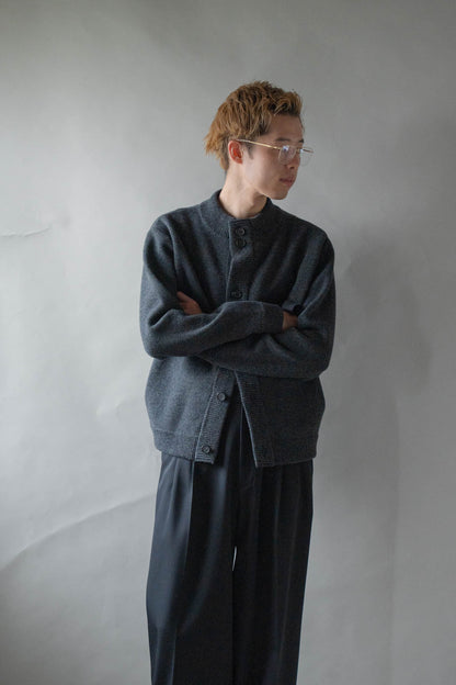 CREW NECK CARDIGAN