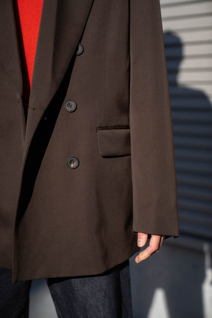 OVERSIZED DOUBLE BREASTED JACKET(ST.1411)
