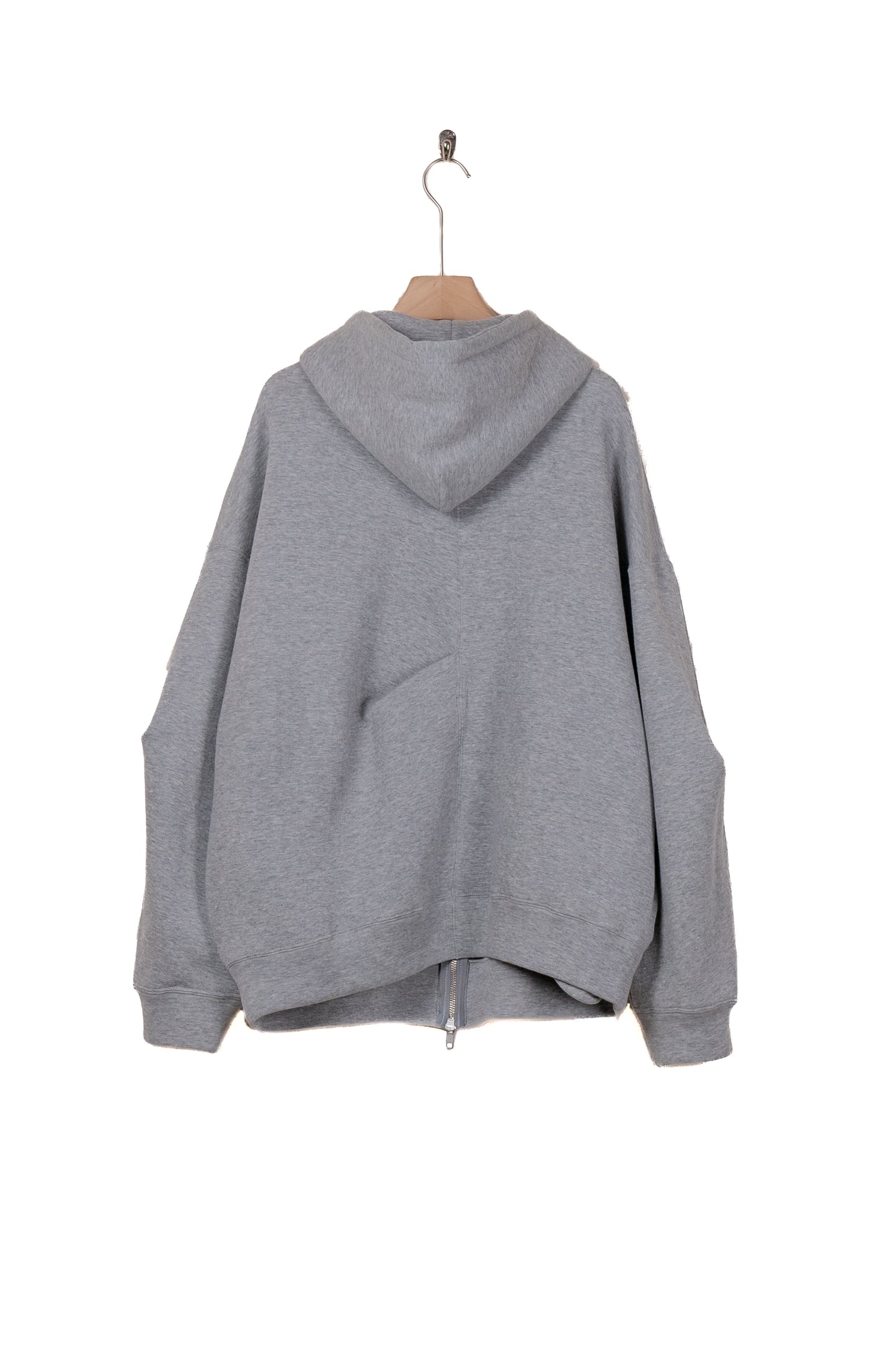 COTTON DOUBLE KNIT TUCKED ZIP HOODY (ST.1119)