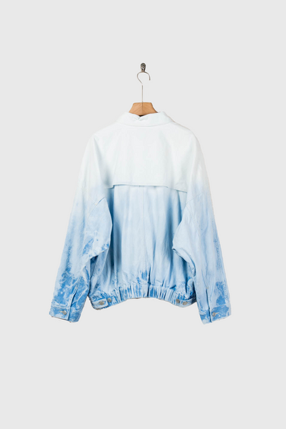 Shibori-bassen denim jacket