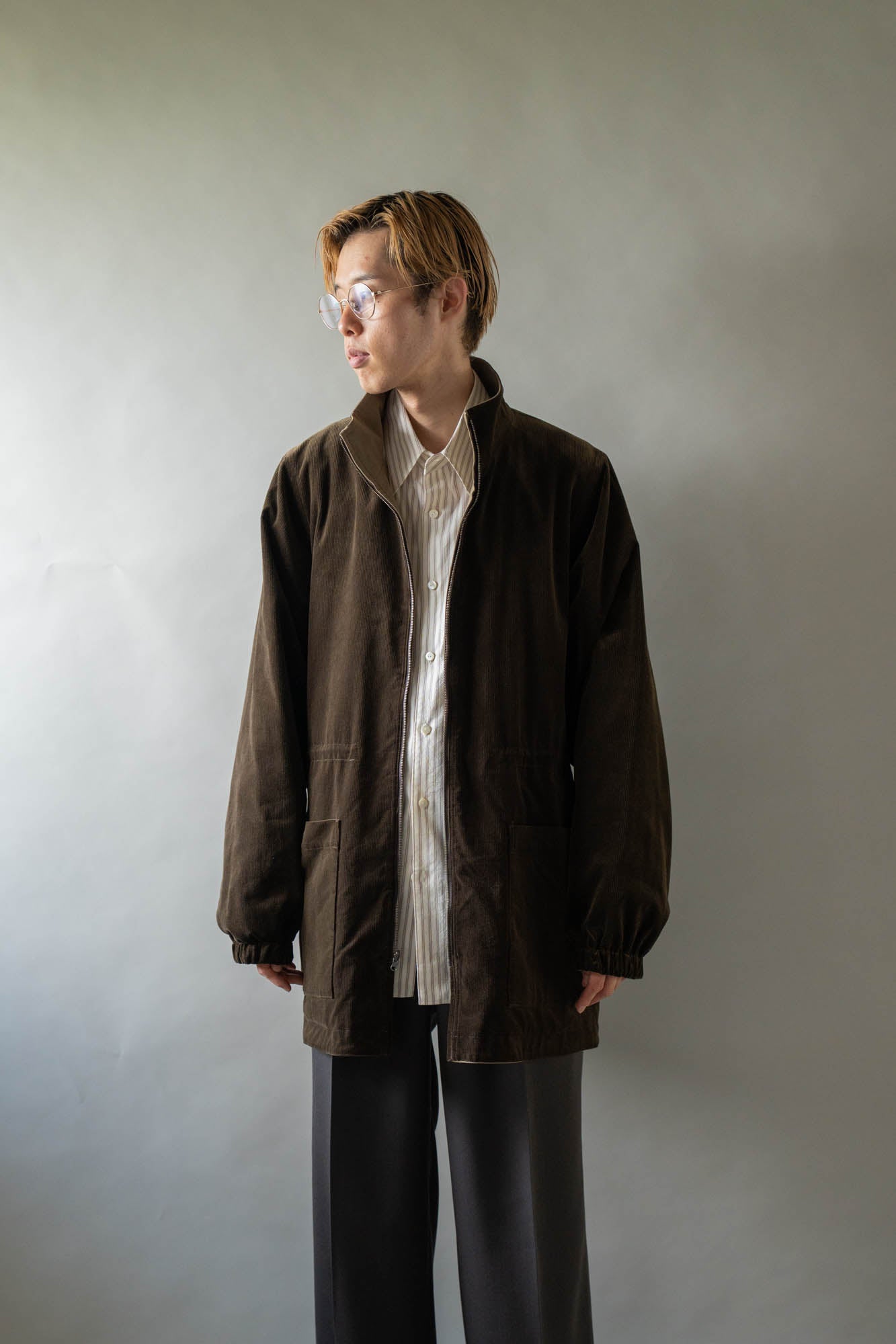 REVERSIBLE STAND-COLLAR BLOUSON