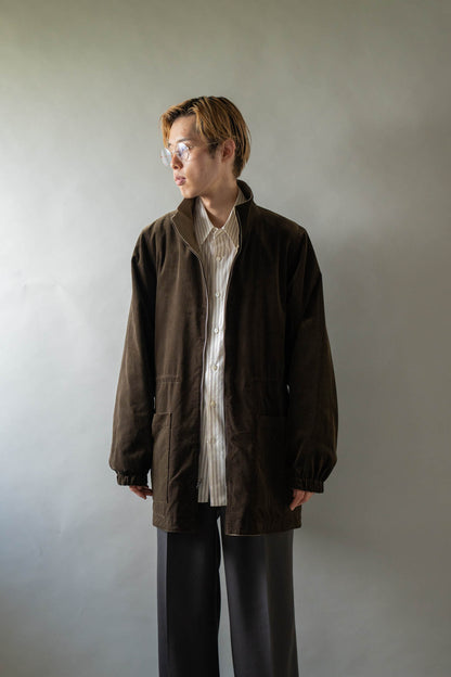 REVERSIBLE STAND-COLLAR BLOUSON