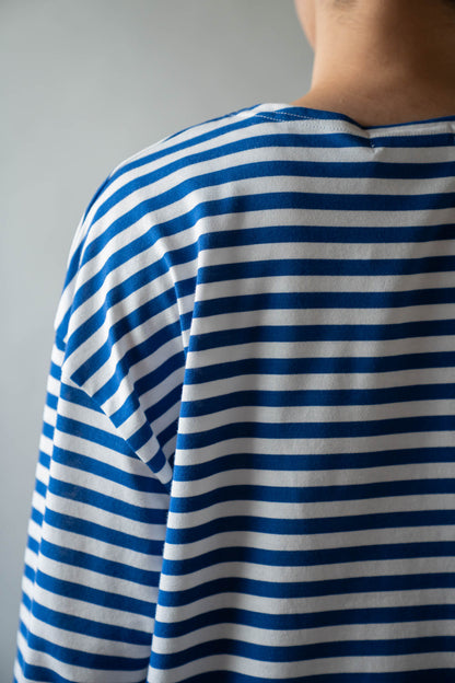 BORDER LONG T SHIRT