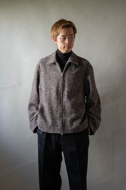 LOOP TWEED SEAM POCKET BLOUSON