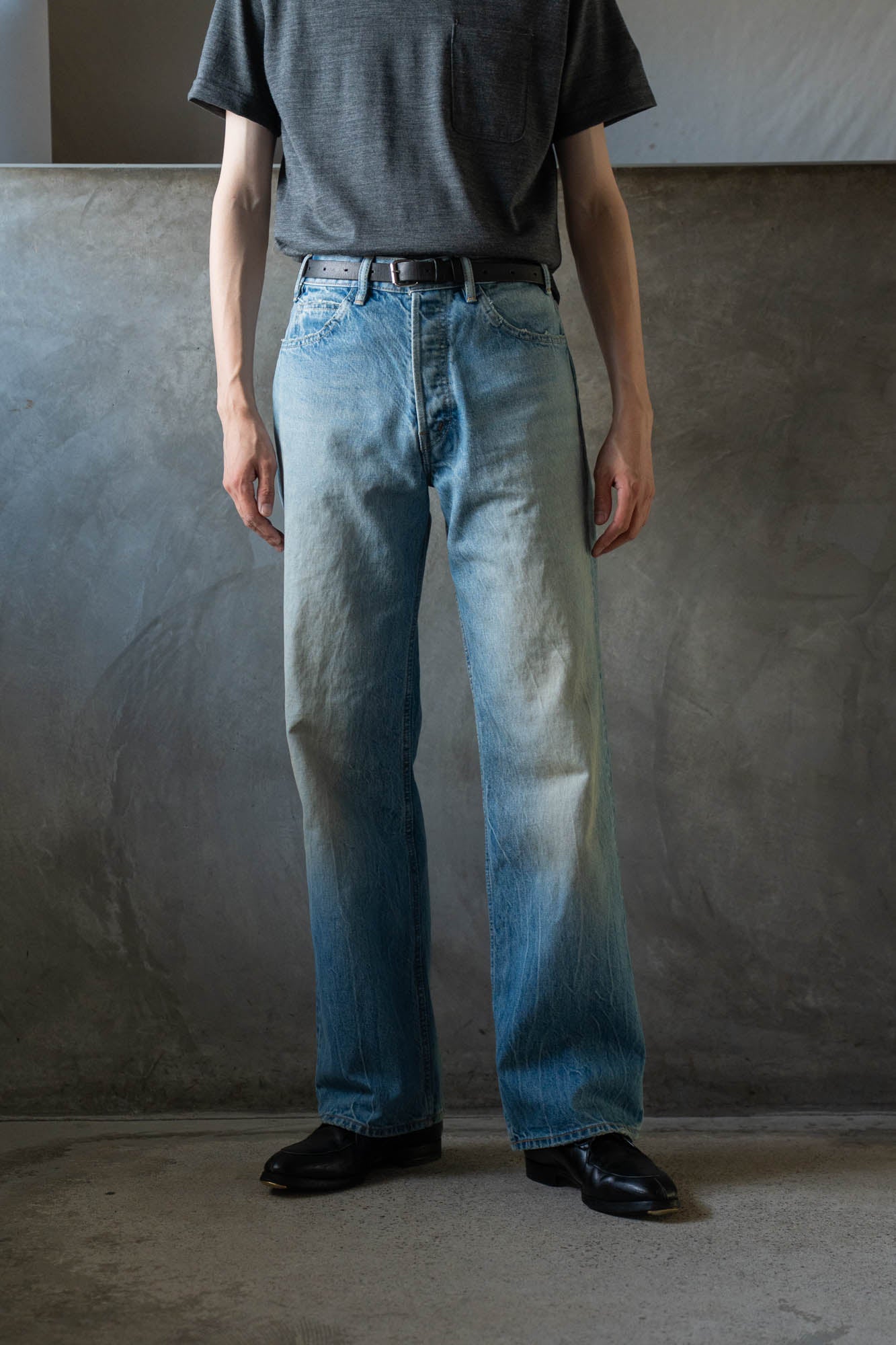 ORDINARY STRAIGHT DENIM PANTS .16 -Brando-