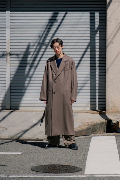 OVERSIZED MAXI-LENGTH DOUBLE BREASTED COAT