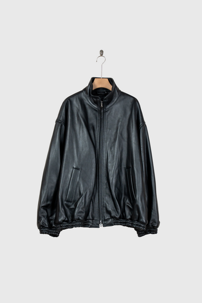 SHEEP LEATHER STAND COLLAR JACKET(ST.1220)