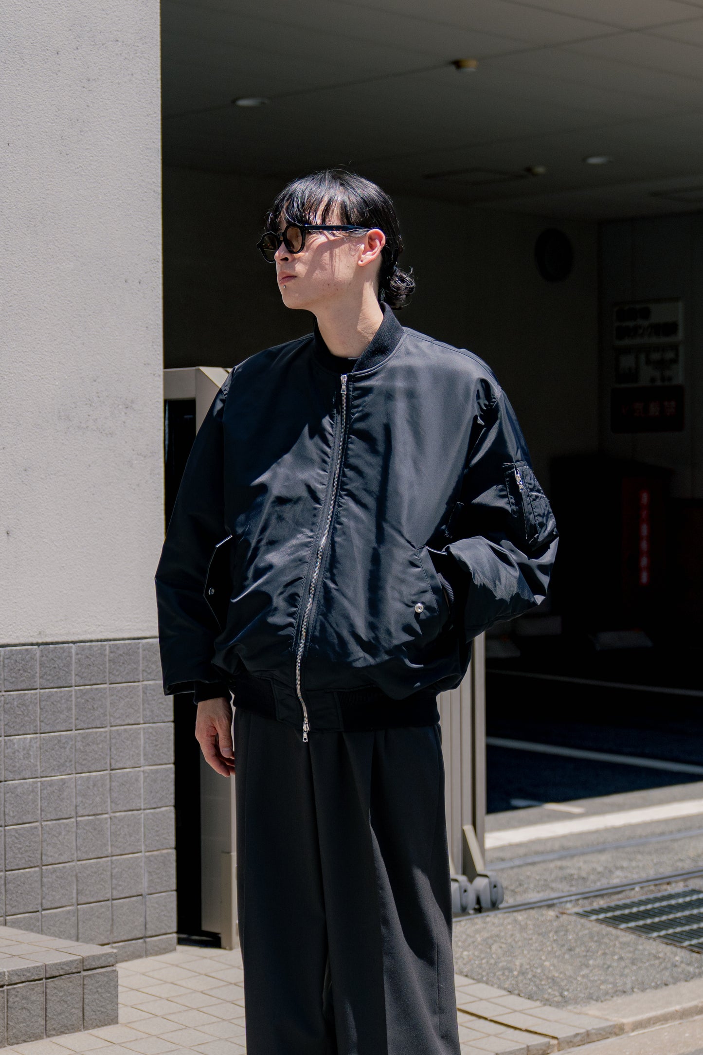 OVERSIZED FLIGHT JACKET