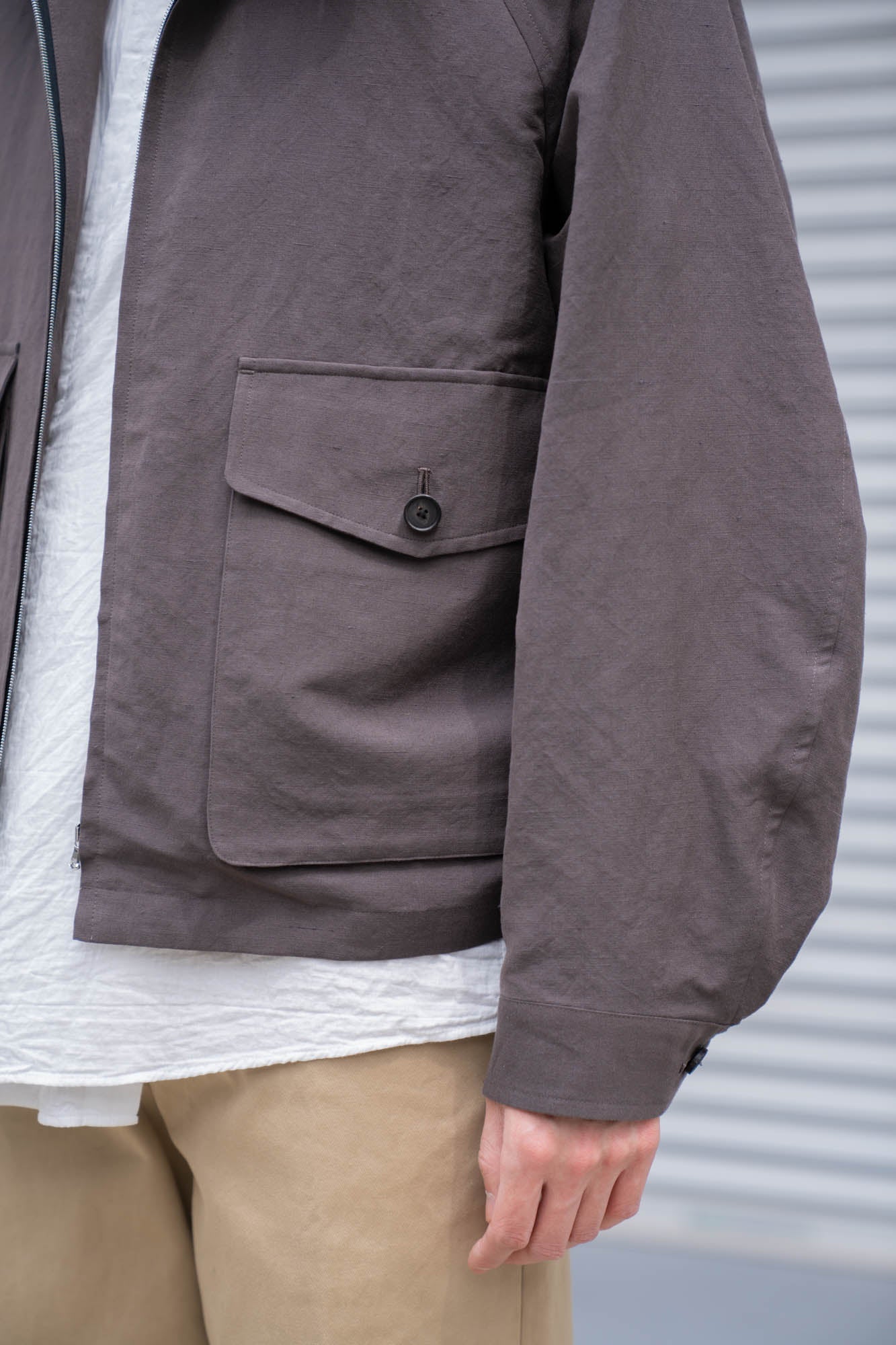 PATCH POCKET HARRINGTON