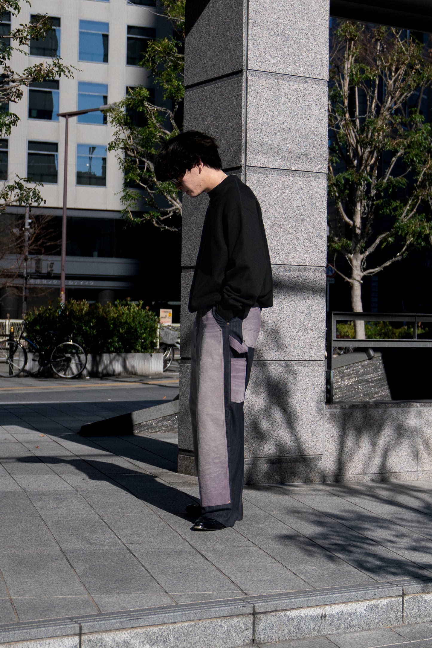 Exclusive Vintage-eﬀect work pants