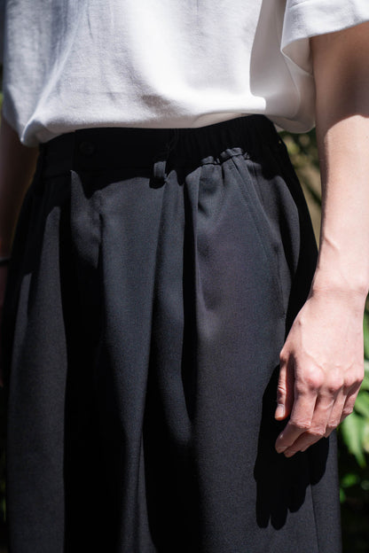 WIDE EASY SHORT TROUSERS(ST.1435)