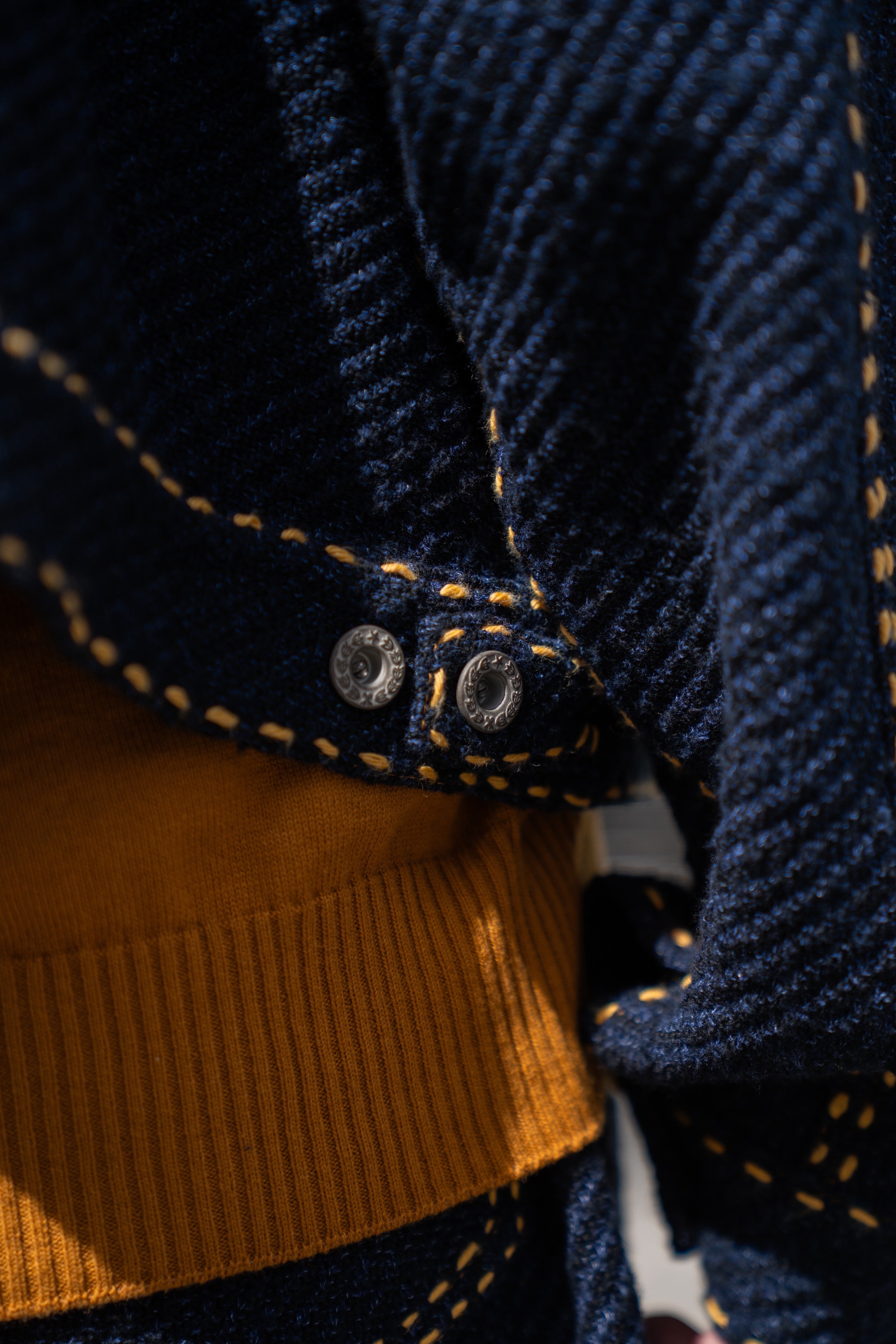 gim context（ジムコンテキスト） - Hand Stitched Rigid Denim Knit