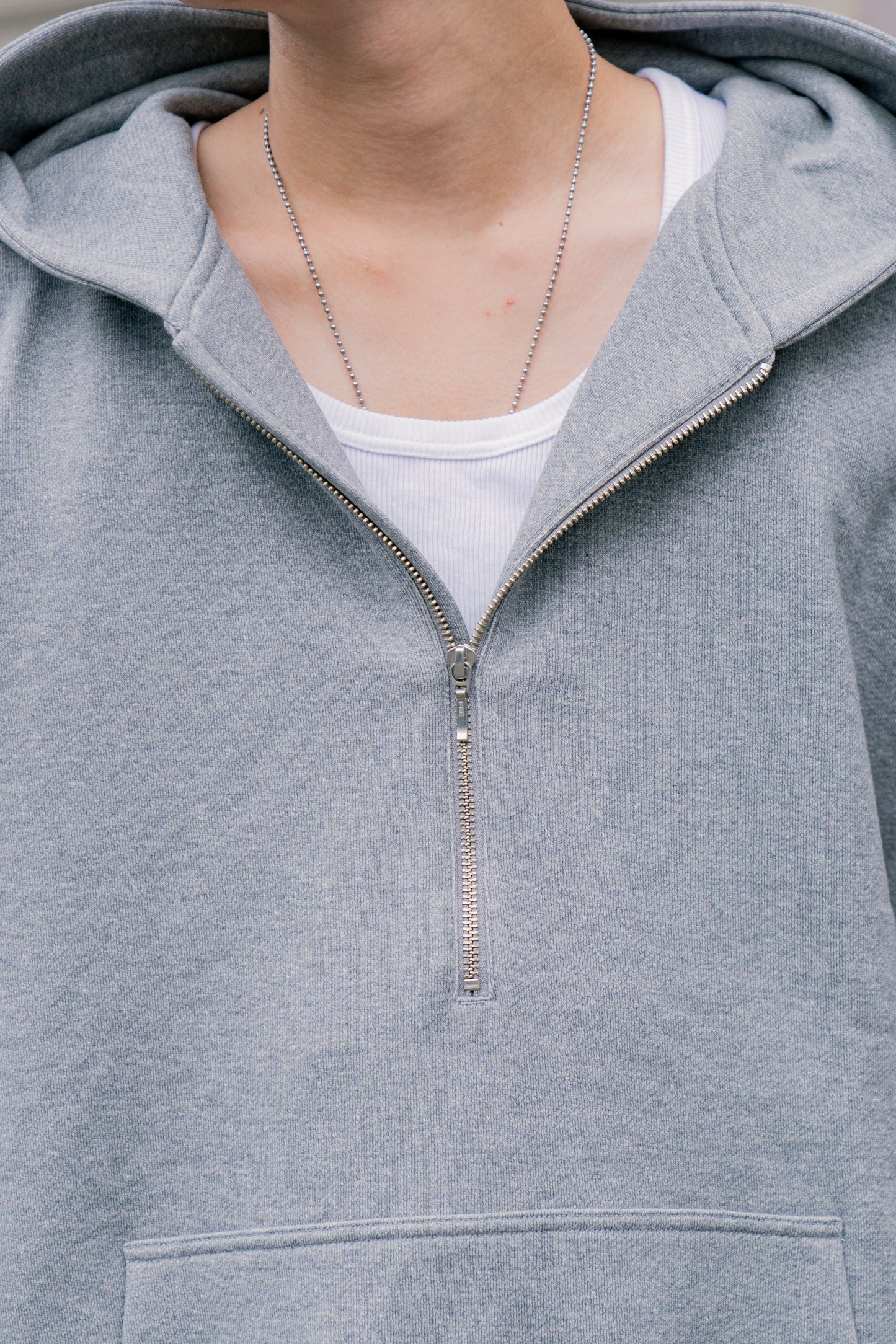 HALF ZIP HOODY