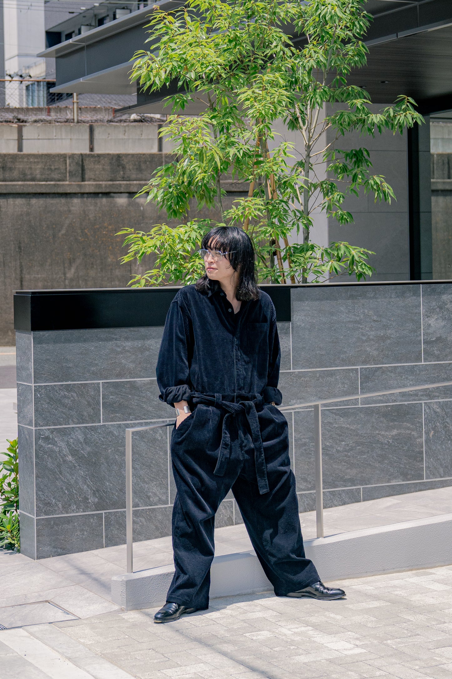 Wide Corduroy Jumpsuit