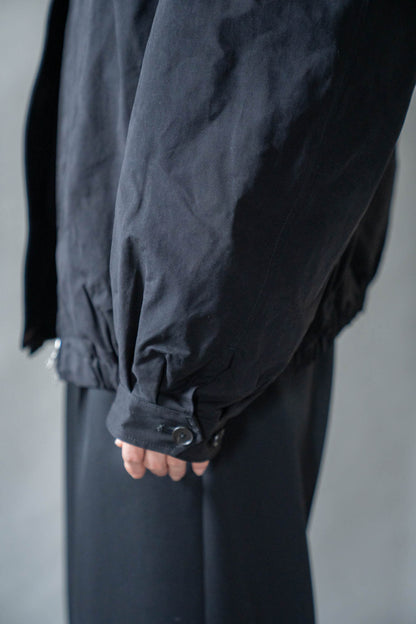 DETATCHABLE COLLAR RESIN-FINISH COTTON JACKET(ST.1576)