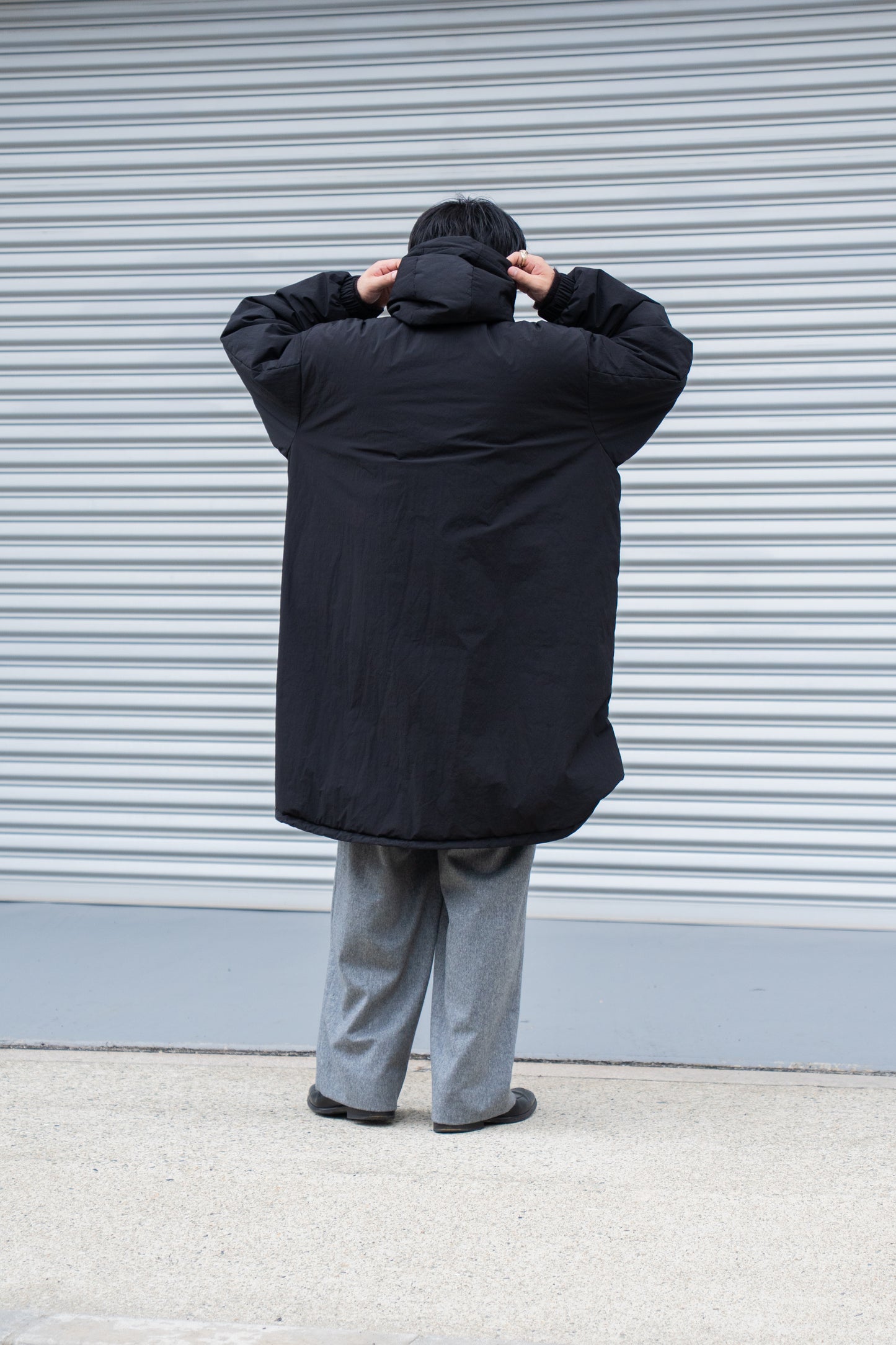 OVERSIZED PADDED HOODY COAT(ST.1214)