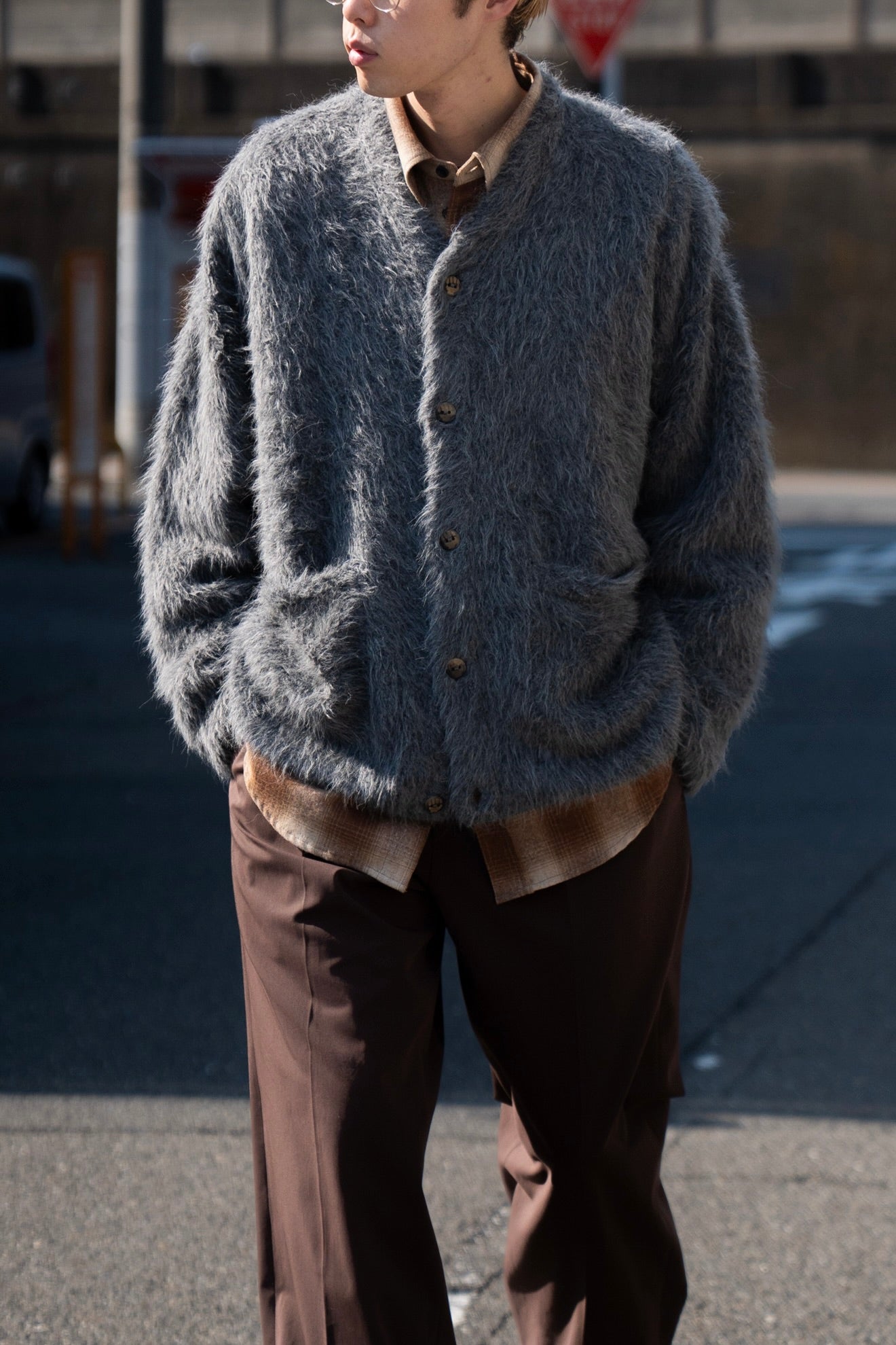 Suri Alpaca Cardigan