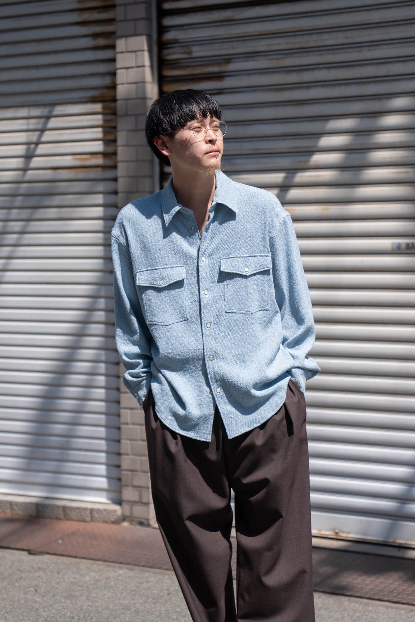 TOWEL WRAP WORK SHIRT