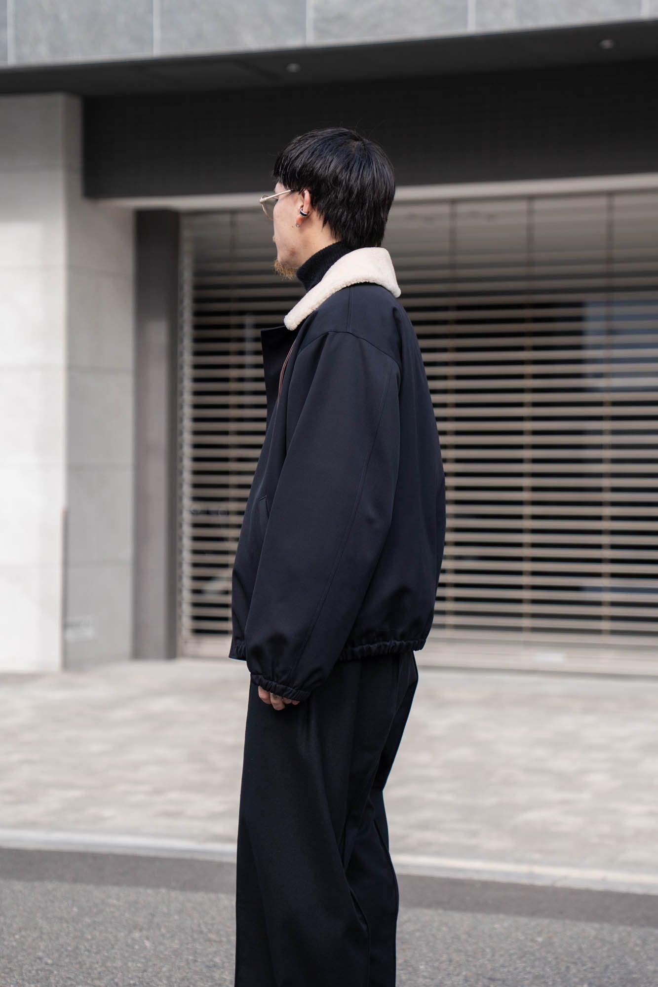 MOUTON COLLAR PADDED JACKET(ST.1377) | ブルゾン ssstein