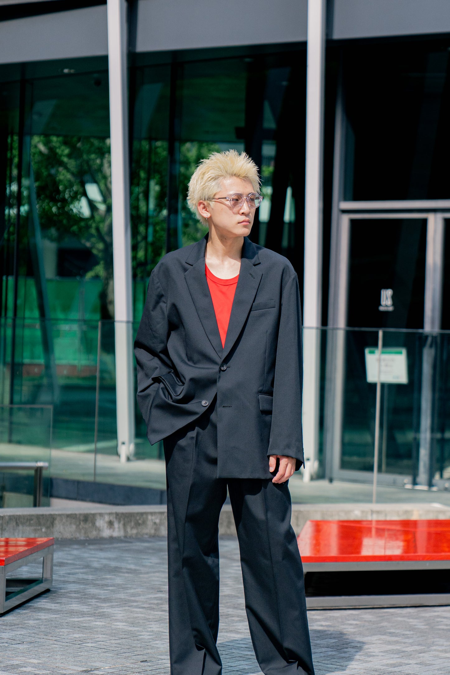 OVERSIZED SINGLE BREASTED JACKET