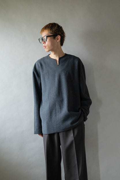 Rough&Smooth Thermal Over-neck L/S