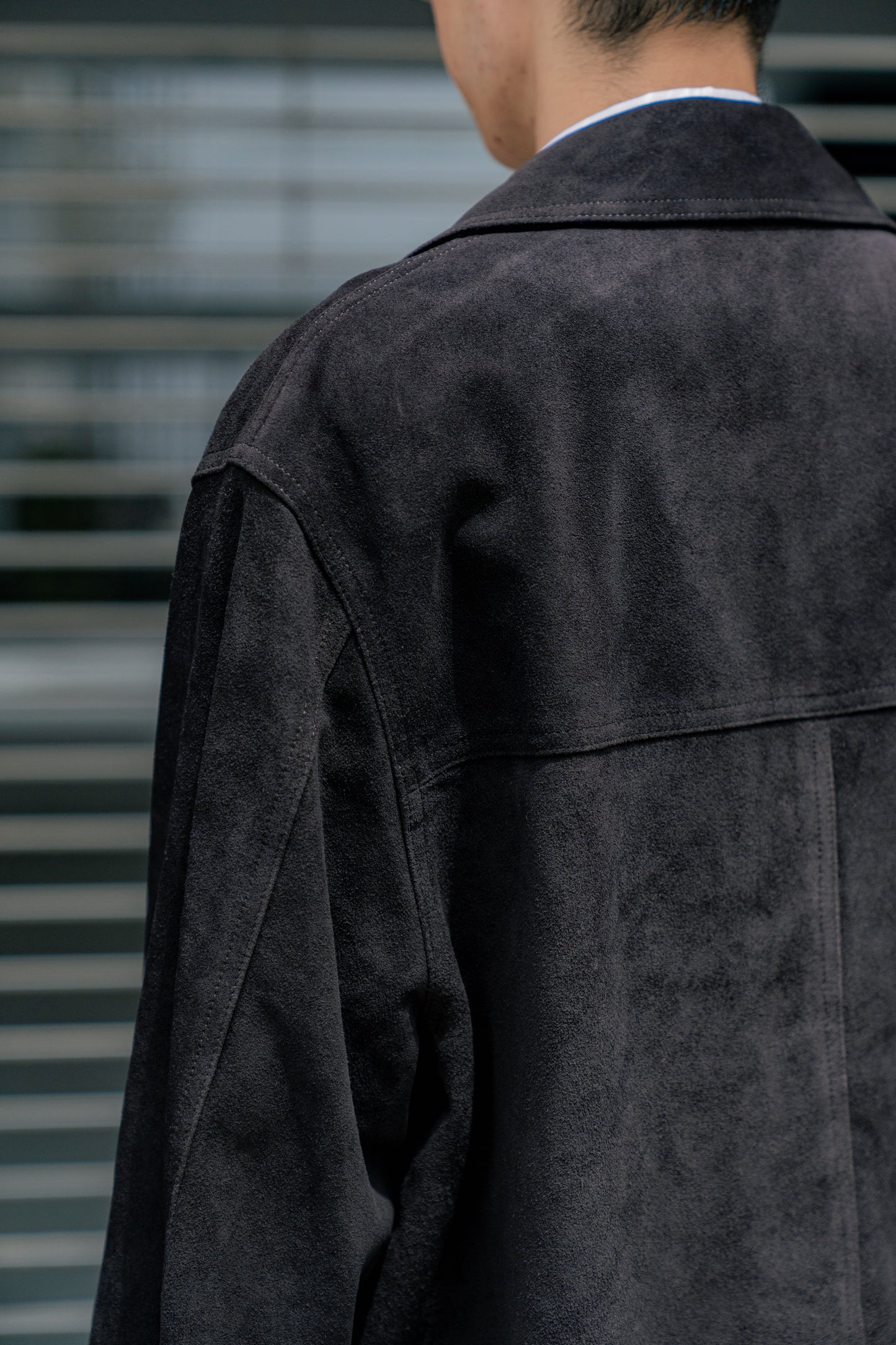 COW SUEDE CAR JACKET(ST.1218)